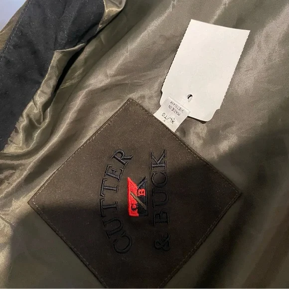 Cutter & Buck Faux suedes polyester Full zip jacket coat - Picture 4 of 4